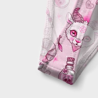 Purplehecate Pastel Occult Goat Versa-Tie Two-Piece Swimsuit