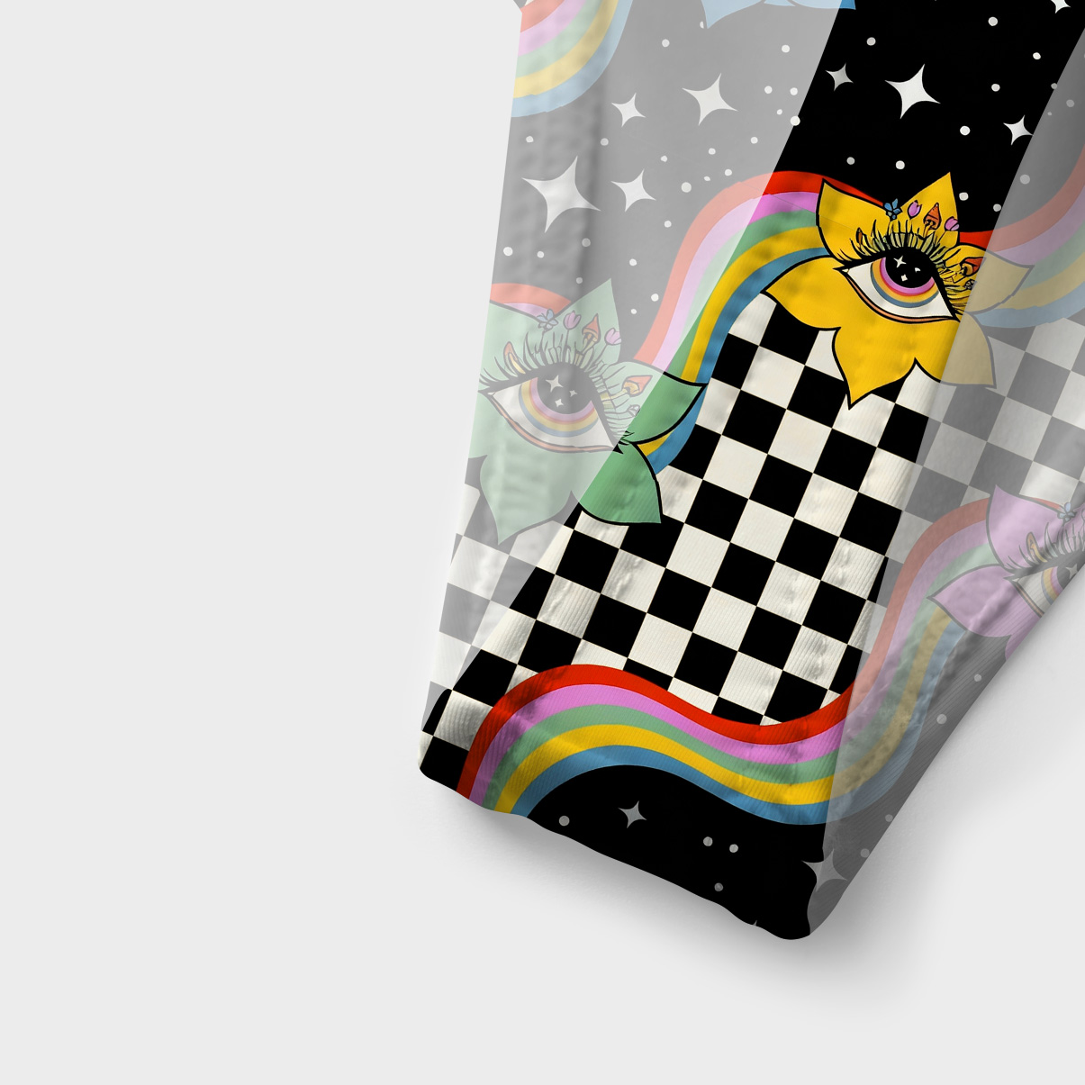 Purplehecate Enchanted Eye Blossom Veil Versa-Tie Two-Piece Swimsuit