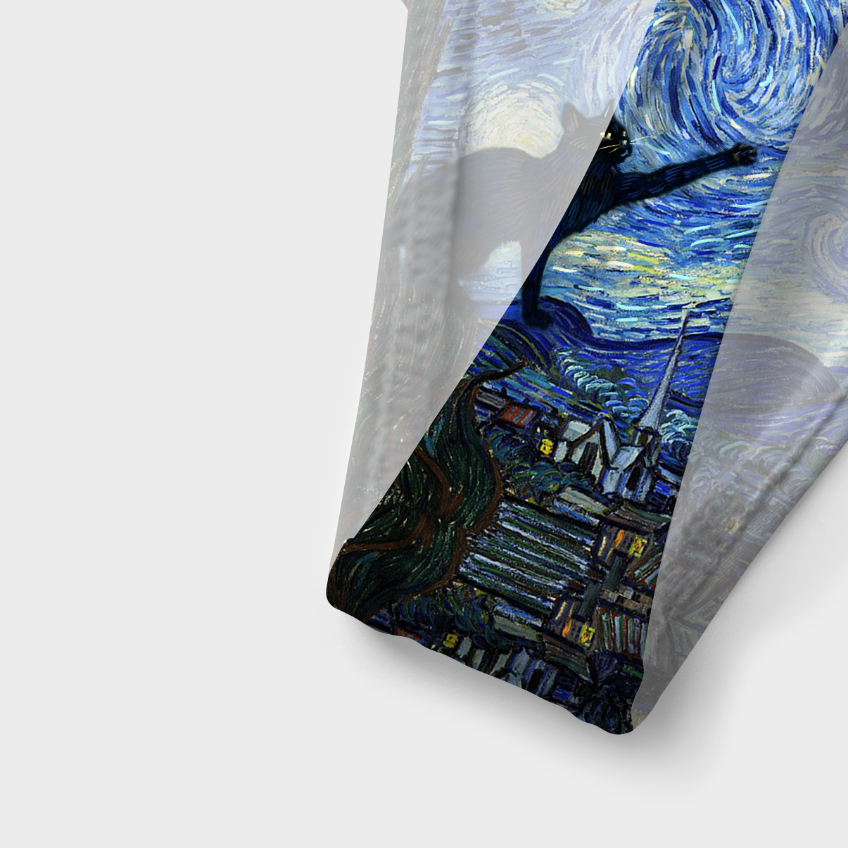 Purplehecate Witch Cat Under the Starry Night Versa-Tie Two-Piece Swimsuit