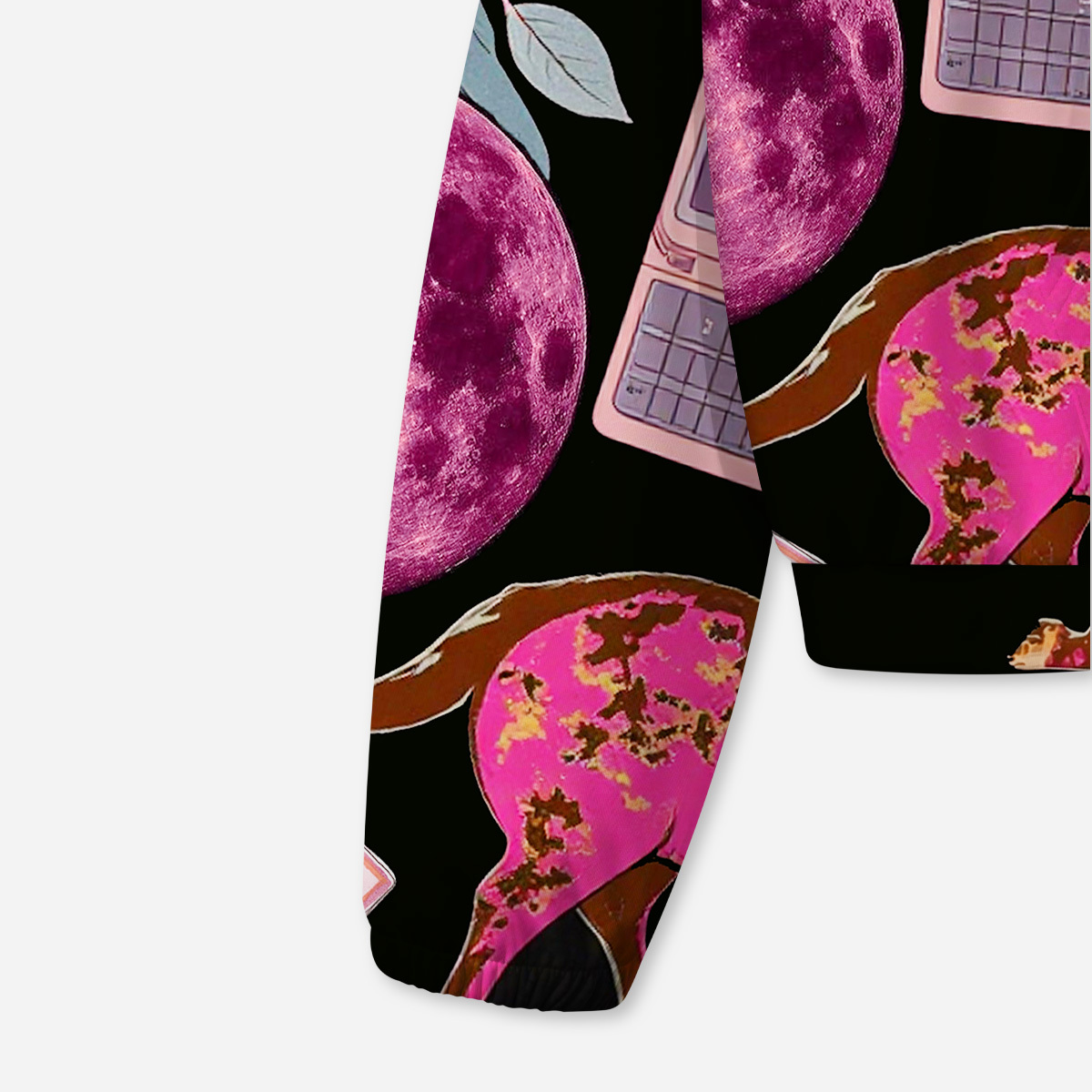 Purplehecate Pink Witch Spell All-Over Print Hoodie