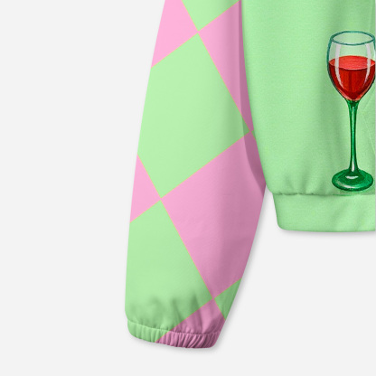 Purplehecate Tipsy Goose Wine Party All-Over Print Hoodie