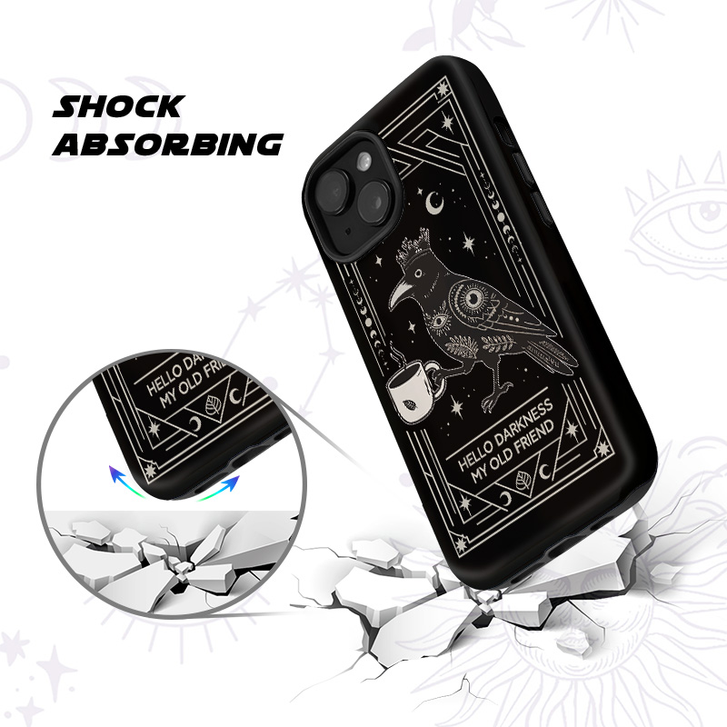 Purplehecate Hello Darkness My Old Friend Phone Case