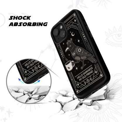 Purplehecate Hello Darkness My Old Friend Phone Case