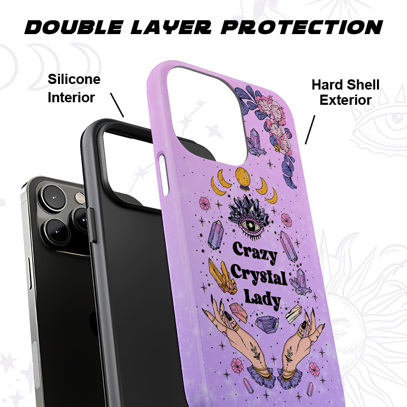 Purplehecate Crazy Crystal Lady Phone Case