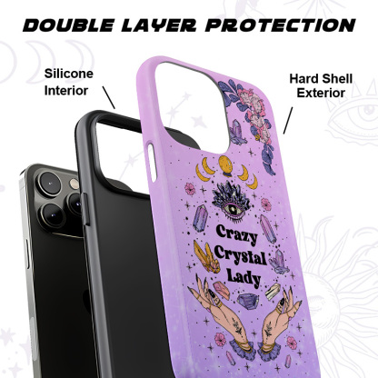 Purplehecate Crazy Crystal Lady Phone Case