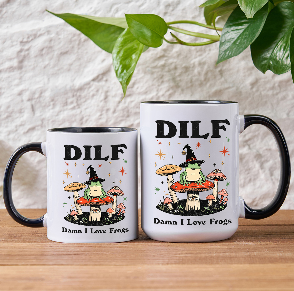 Purplehecate Dilf Damn I Love Frogs Mug
