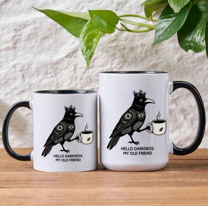 Purplehecate Hello Darkness My Old Friend Mug