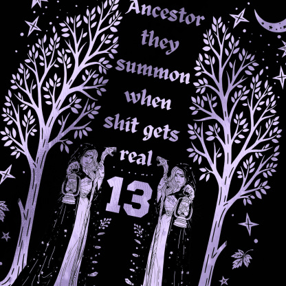 [Copy]Purplehecate Be The Ancestor They Summon When Shit Gets Real Mesh Jersey Tank Top