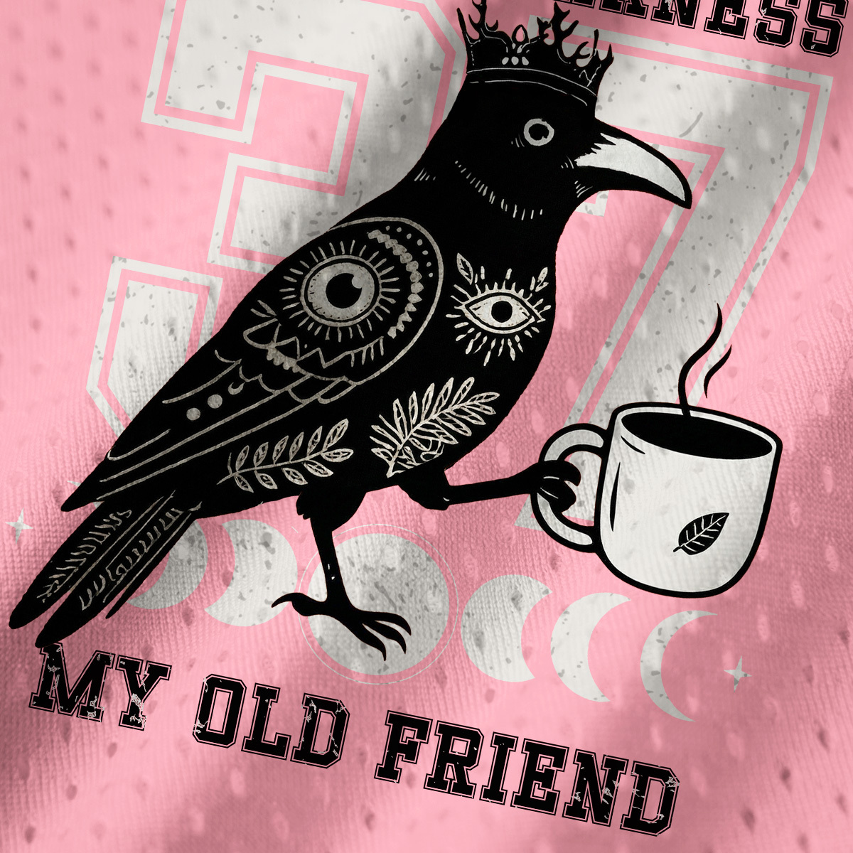 Purplehecate Hello Darkness My Old Friend Mesh Jersey Tank Top