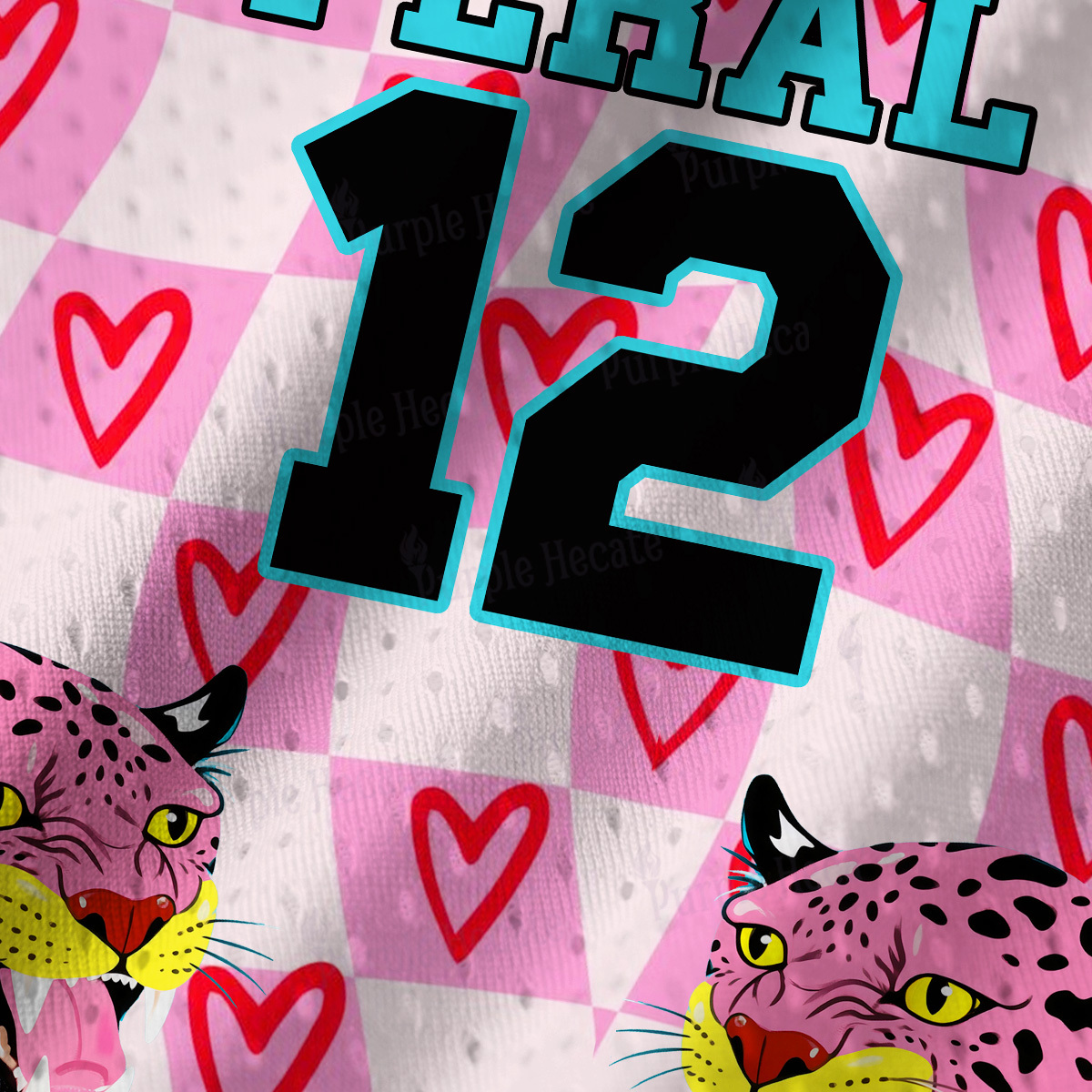 Purplehecate Feral Leopard Mesh Jersey Tank Top