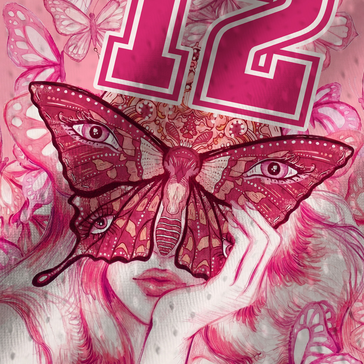 Purplehecate Butterfly Witchy Mesh Jersey Tank Top