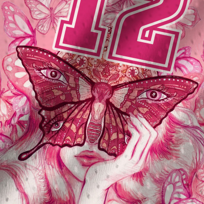 Purplehecate Butterfly Witchy Mesh Jersey Tank Top