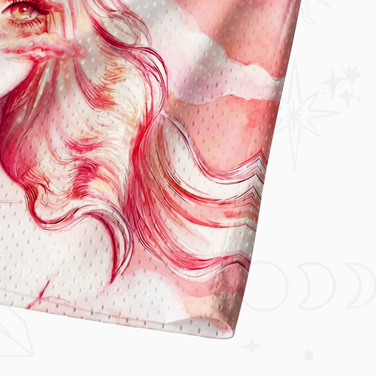 Purplehecate Pink Moon Goddess Witchy Mesh Jersey Tank Top