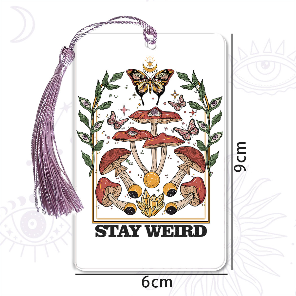 Purplehecate Stay Weird Bookmark