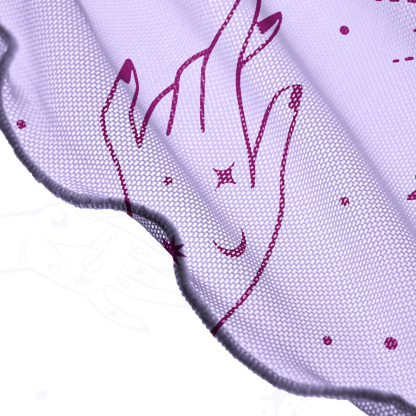 Purplehecate Solar Oracle Mesh Cover Up Dress