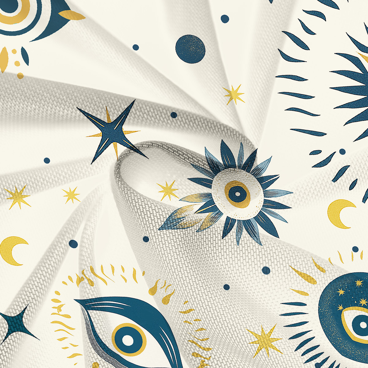 Purplehecate Evil Eye Tribal Mesh Cover Up Dress