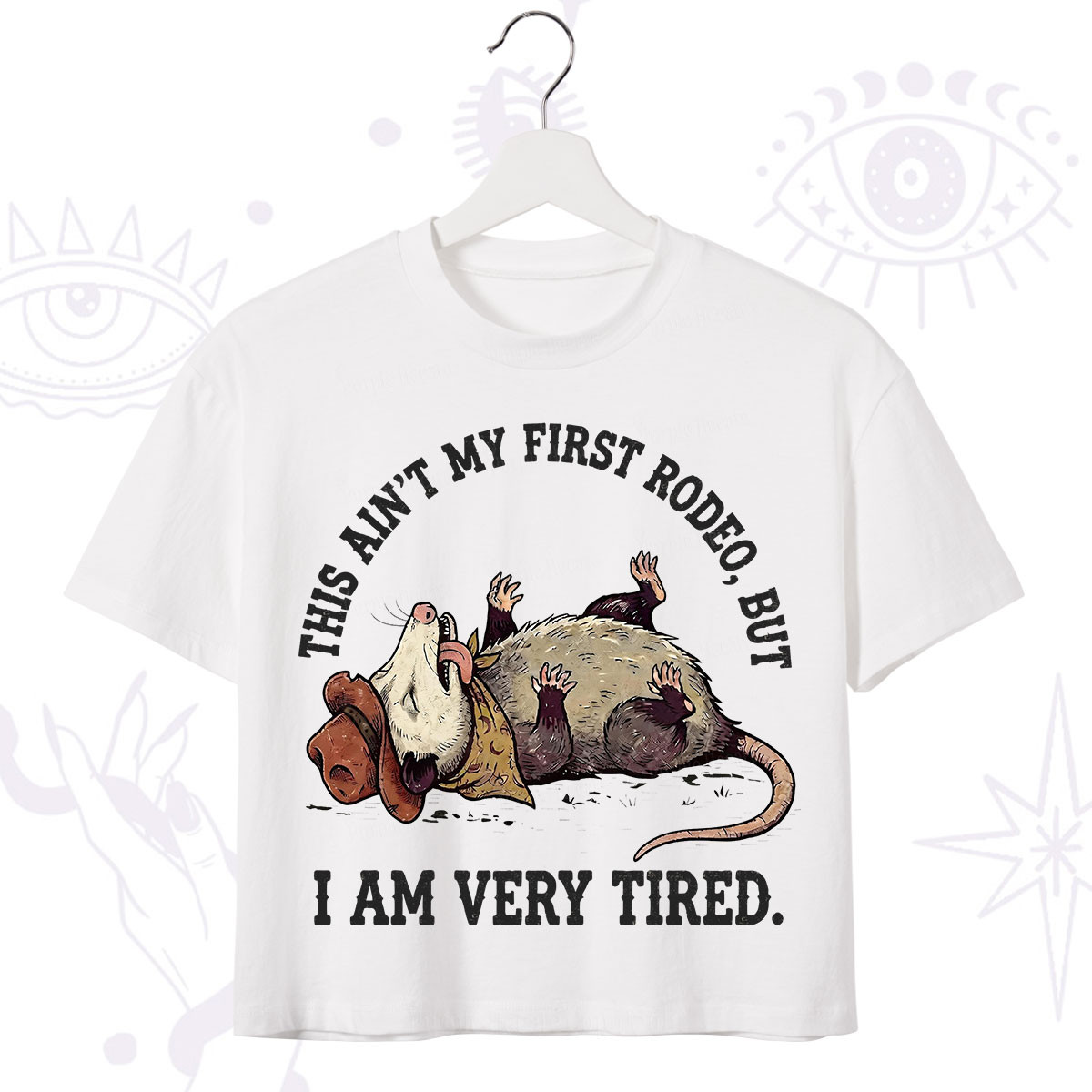 Purplehecate This Ain't My First Rodeo Crop T-Shirt