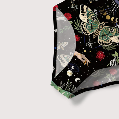 Purplehecate Moonlight Metamorphosis Slim-Strap Swimsuit