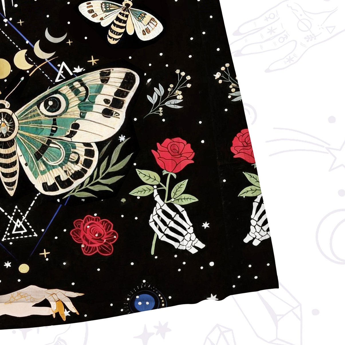 Purplehecate Moonlight Metamorphosis Mesh Maxi Tank Beach Dress