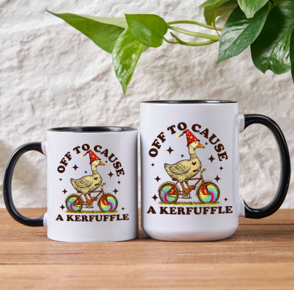Purplehecate Off to Cause a Kerfuffle Goose Mug