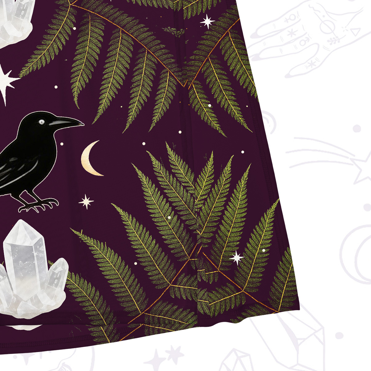 PurplehecateLunar Raven Ritual Mesh Maxi Tank Beach Dress