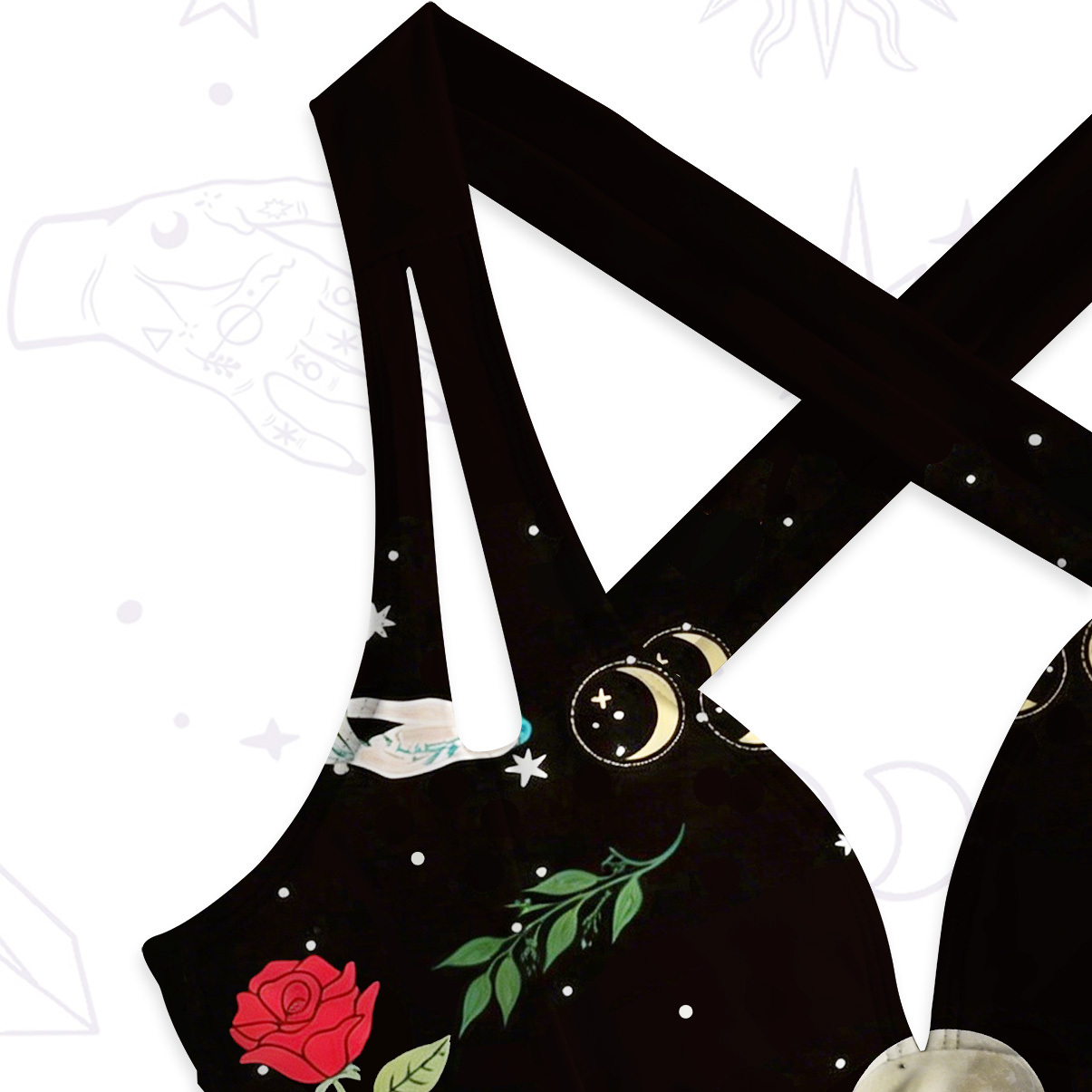 Purplehecate Moonlight Metamorphosis One-Piece Swimsuit