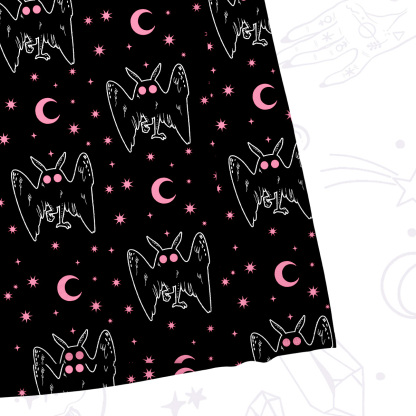 Purplehecate Witchy Mothman Night Mesh Maxi Tank Beach Dress