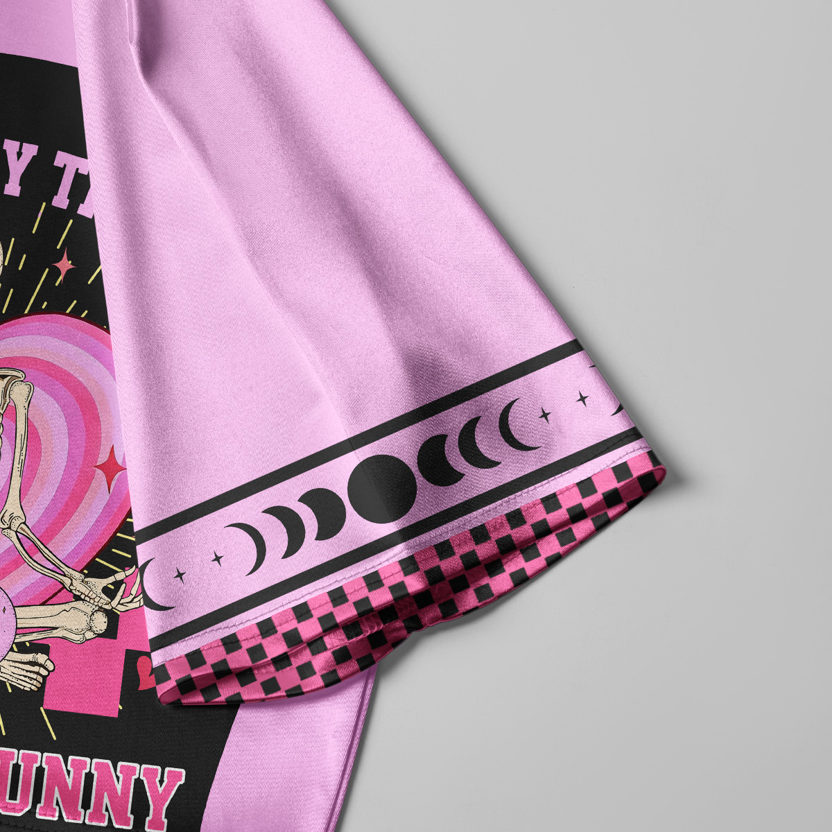 Purplehecate At Least My Trauma Made Me Funny Crop Jersey Top