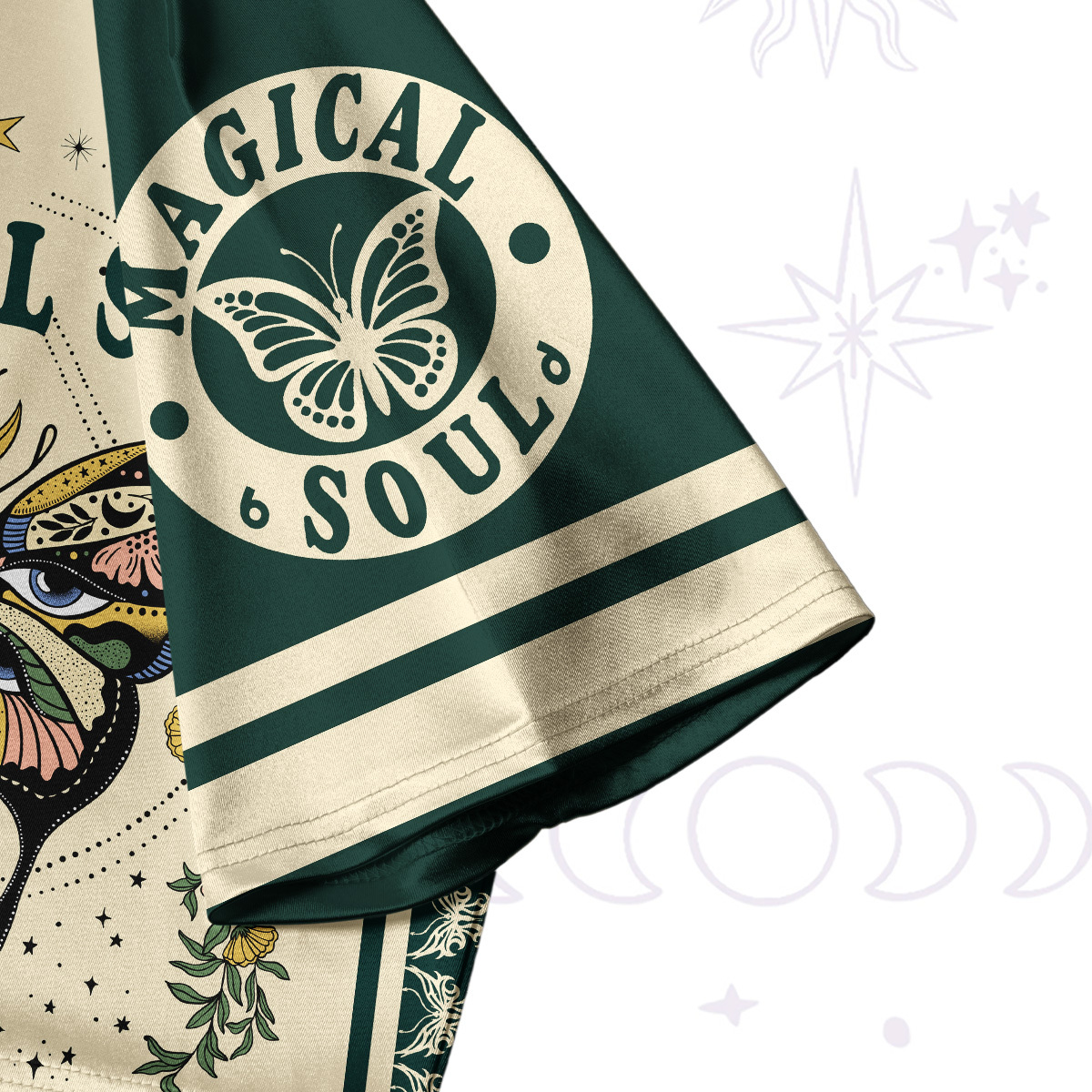 Purplehecate Magical Soul Crop Jersey Top