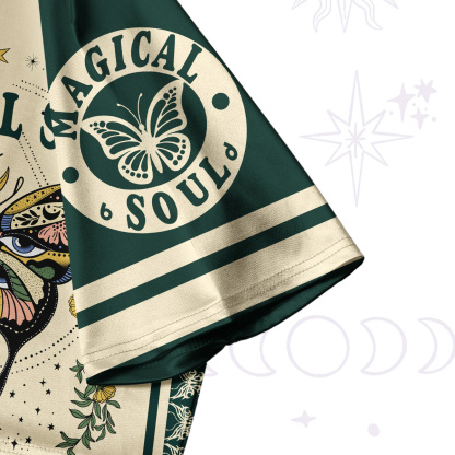 Purplehecate Magical Soul Crop Jersey Top