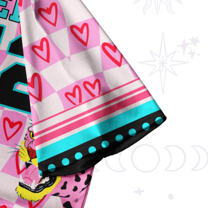 Purplehecate Feral Leopard Crop Jersey Top