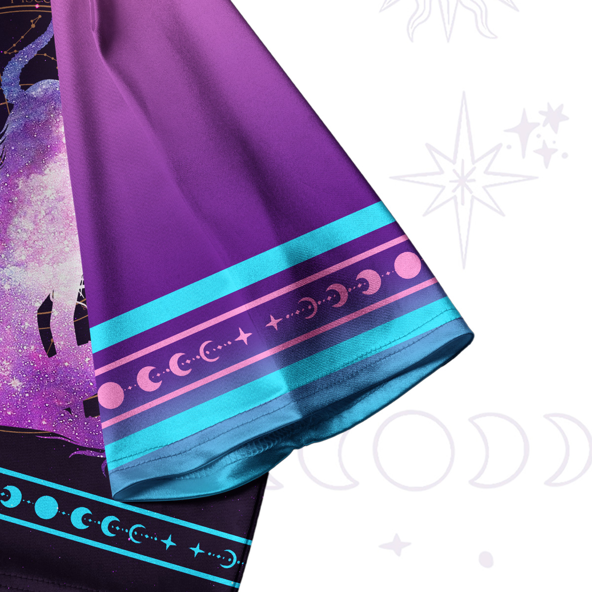 [Copy]Purplehecate Alien Lake Monster Encounter Crop Jersey Top