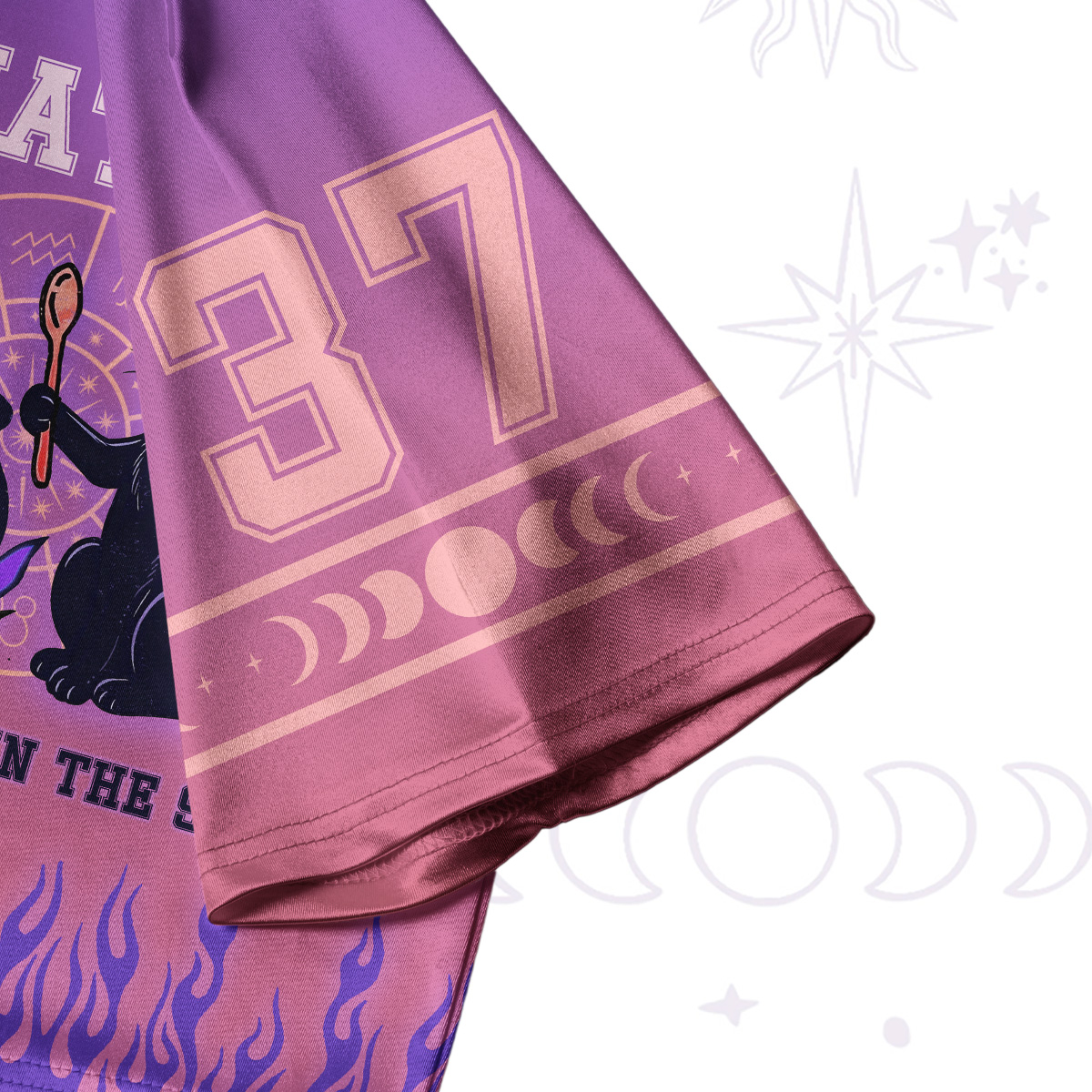 Purplehecate That's It You're Going In The Soup Crop Jersey Top