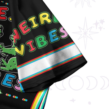 Purplehecate Weird Frog Vibes Crop Jersey Top