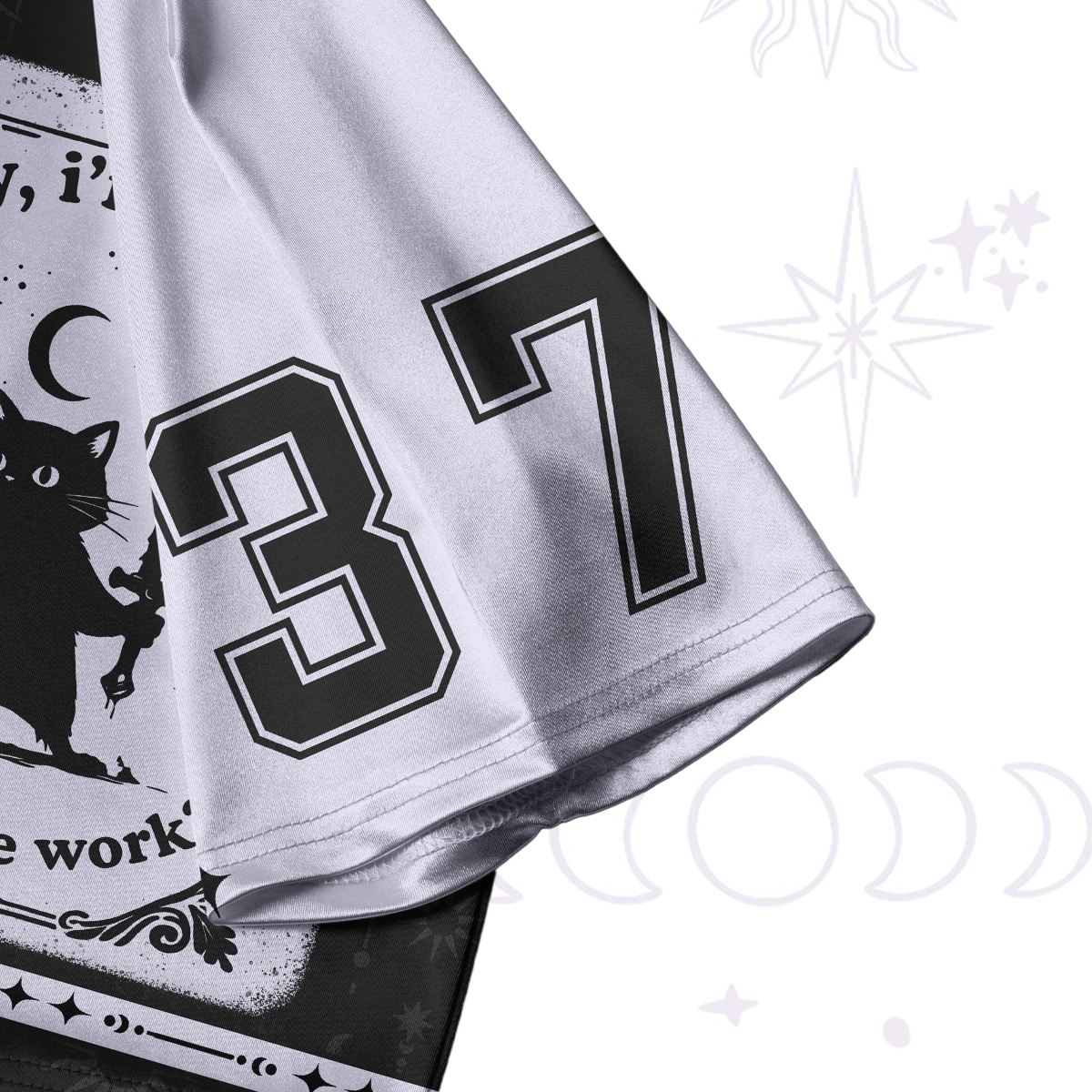 Purplehecate Okay I'm Here Where's The Work Crop Jersey Top