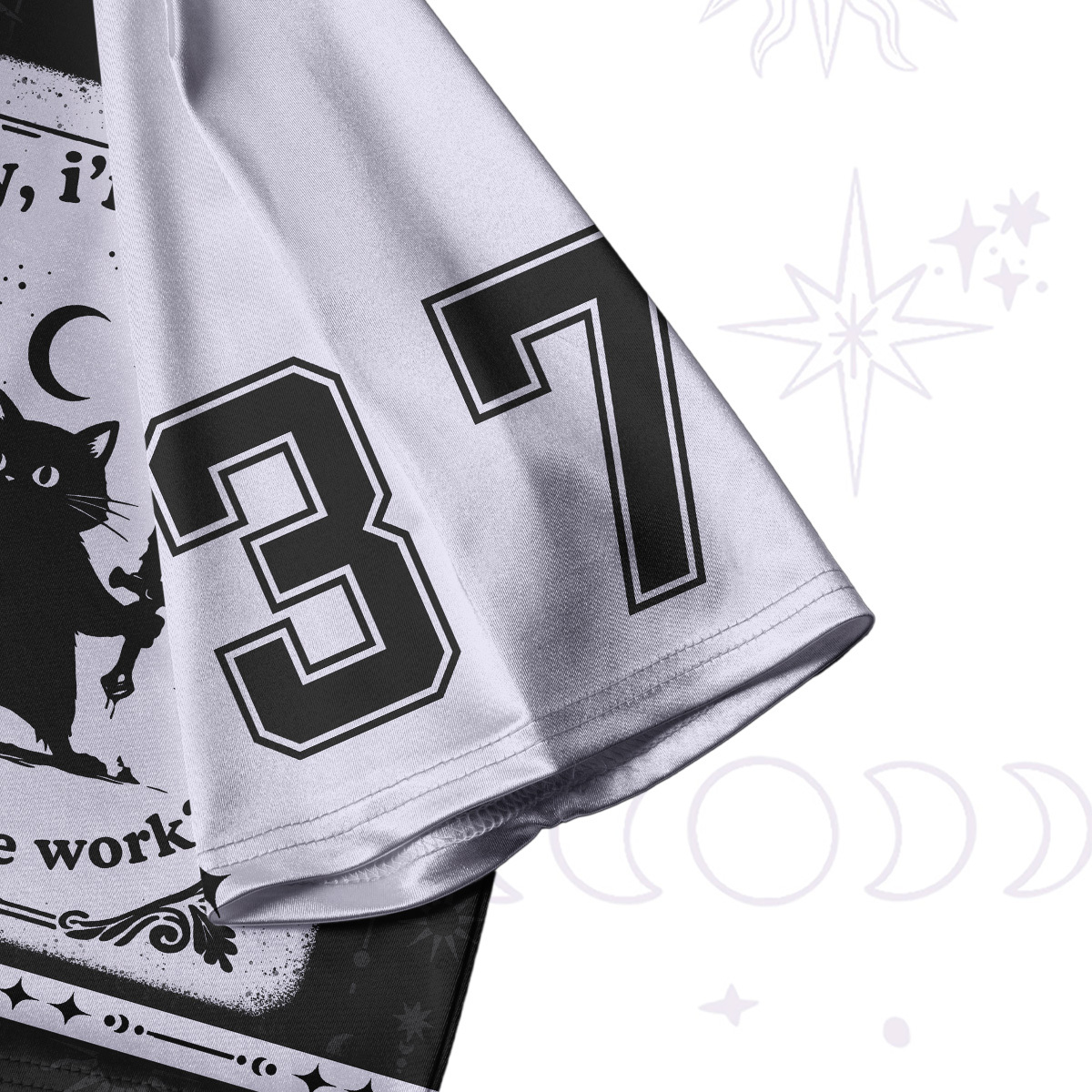 Purplehecate Okay I'm Here Where's The Work Crop Jersey Top