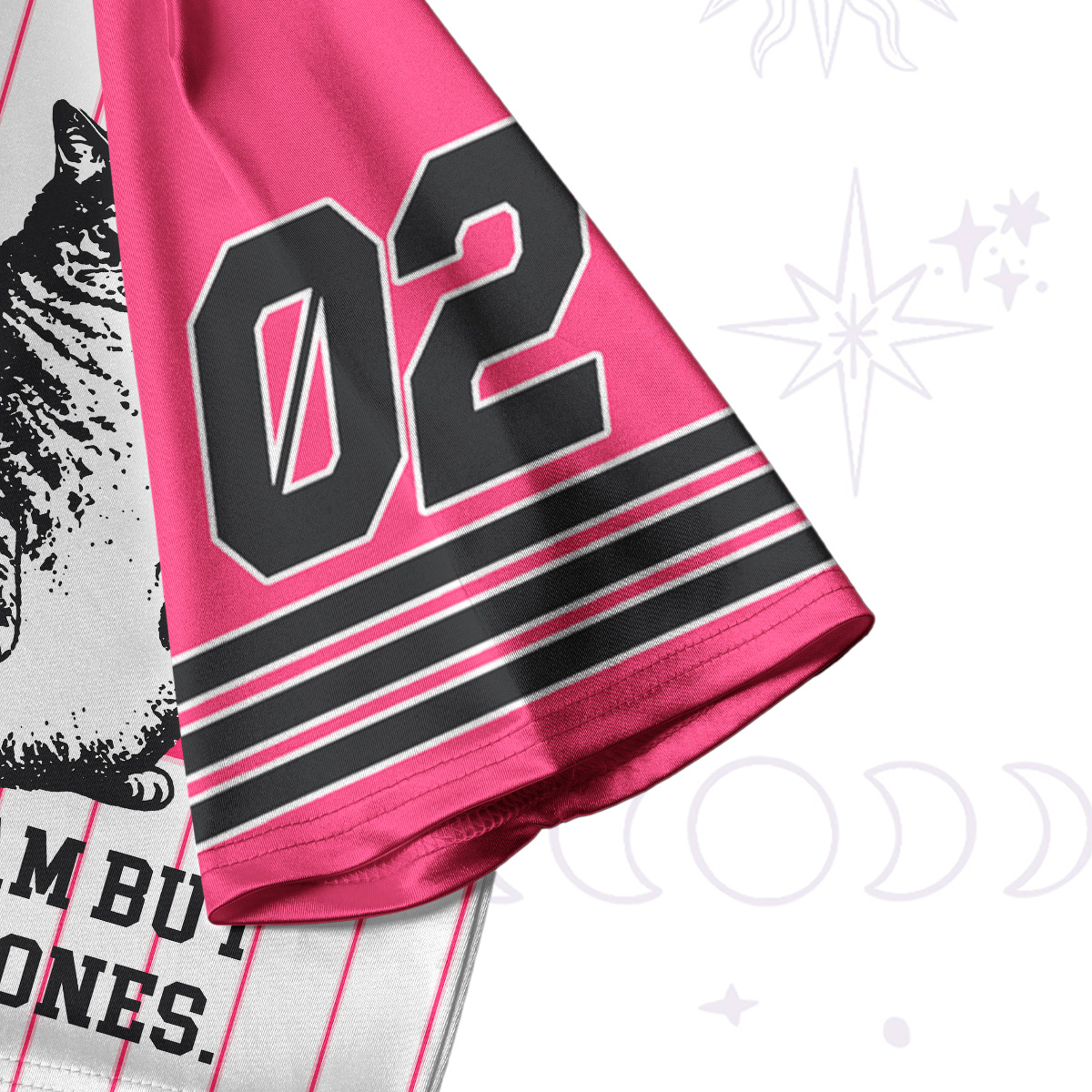 Purplehecate Cat Mother I Am But Skin And Bones Crop Jersey Top