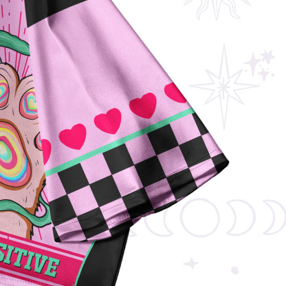 Purplehecate Stay Pawsitive Crop Jersey Top