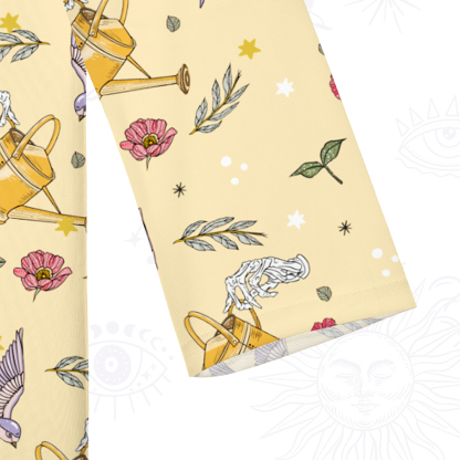 Purplehecate Magical Garden Beachwear Cover-Up Dress