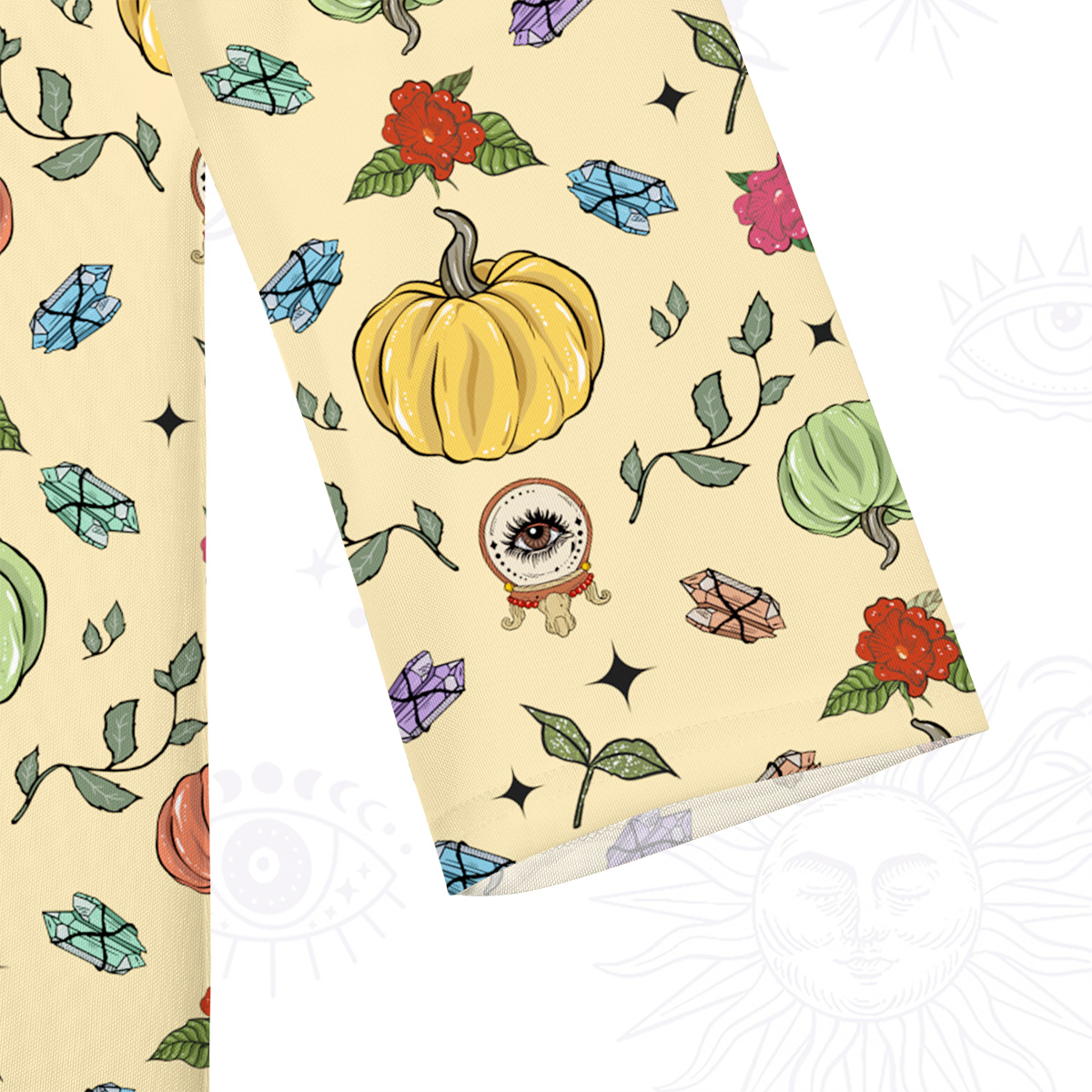 Purplehecate Magical Spiced Pumpkin Beachwear Cover-Up Dress