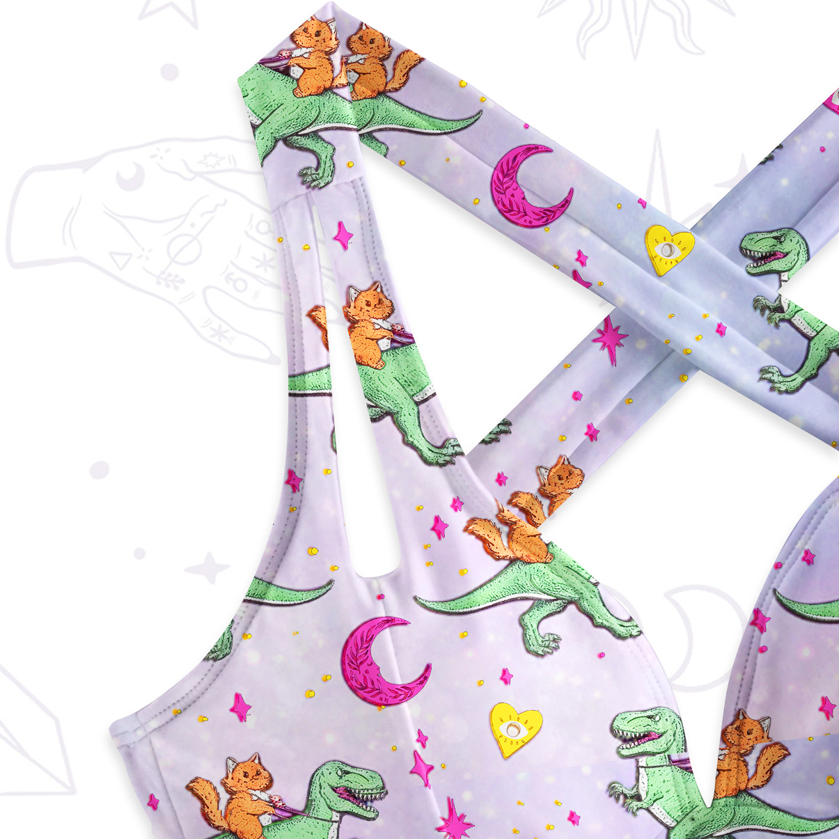 Purplehecate This is an Outrage One-Piece Swimsuit