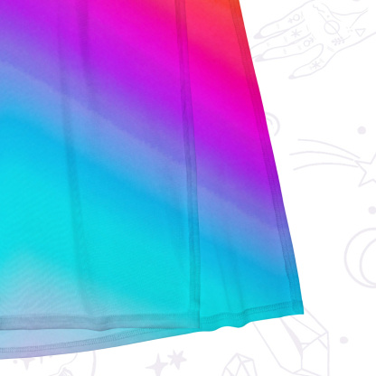 Purplehecate Sacred Flame of Love Mesh Maxi Tank Beach Dress