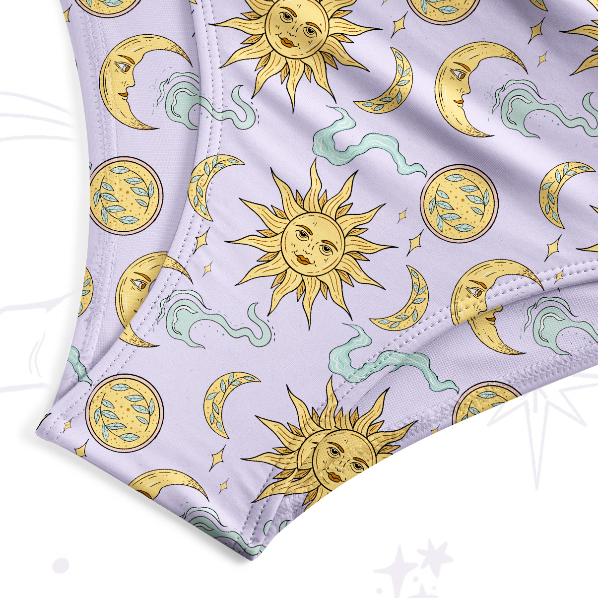 Purplehecate Magic of Sun and Moon Tank One Piece Swimsuit