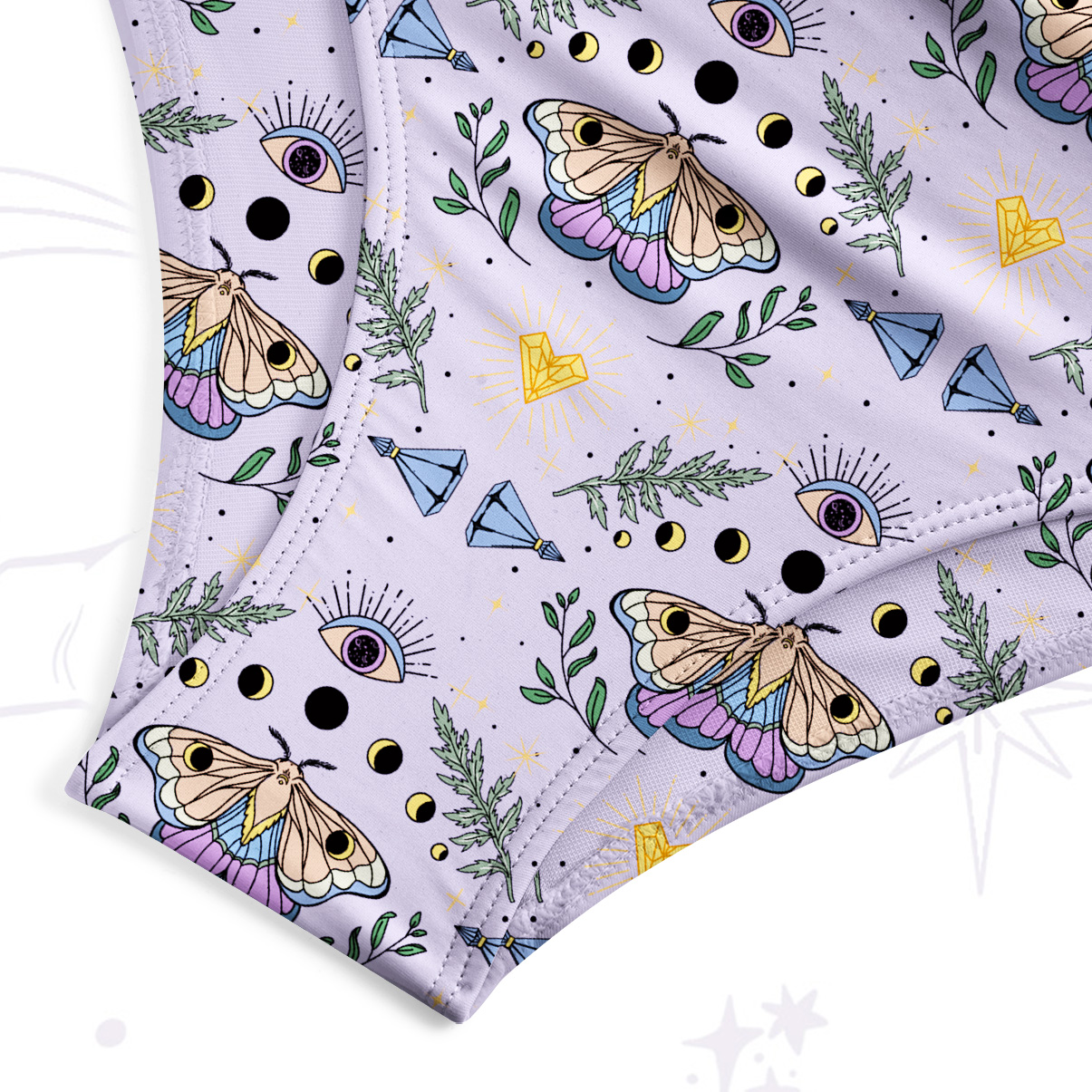 Purplehecate Luna Moth Witch Tank One Piece Swimsuit