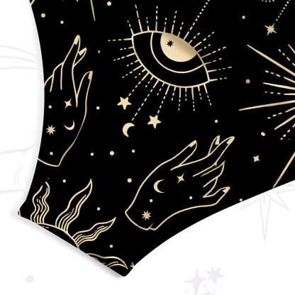 Purplehecate Solar Oracle Tank One Piece Swimsuit