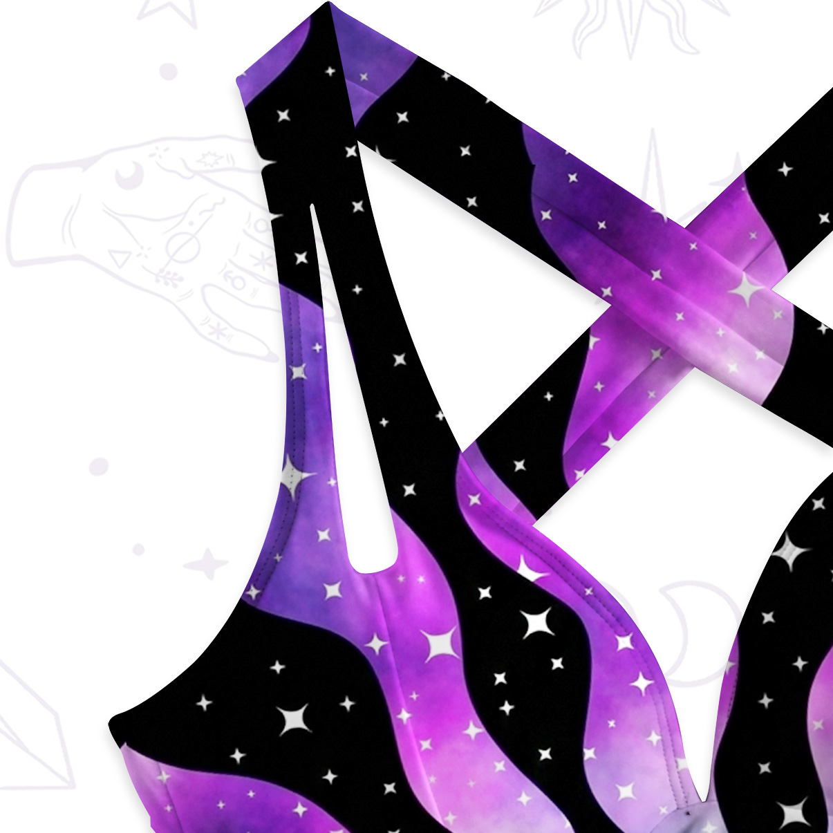 Purplehecate Mystic Eye Energy One-Piece Swimsuit