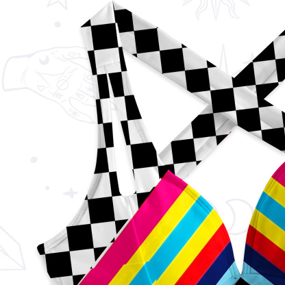 Purplehecate Eye of Illusion One-Piece Swimsuit