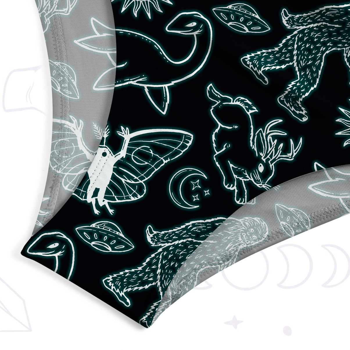 Purplehecate Cryptid One-Piece Swimsuit