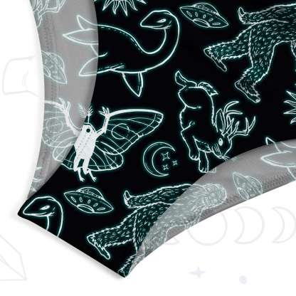 Purplehecate Cryptid One-Piece Swimsuit