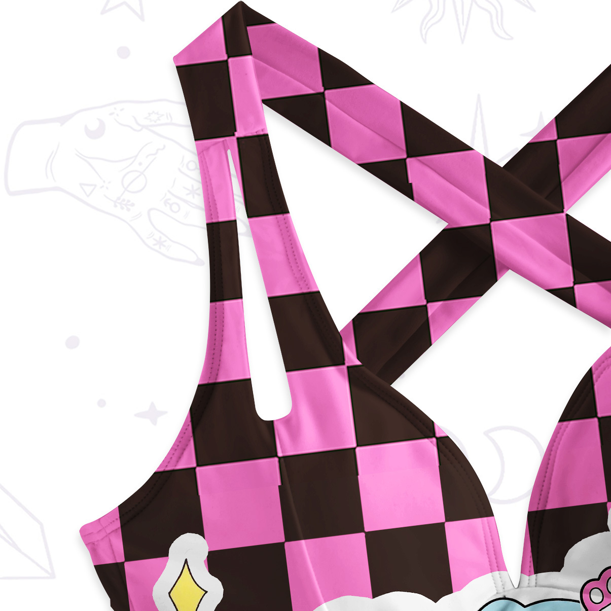 Purplehecate First Of All I'm A Delight Cat One-Piece Swimsuit